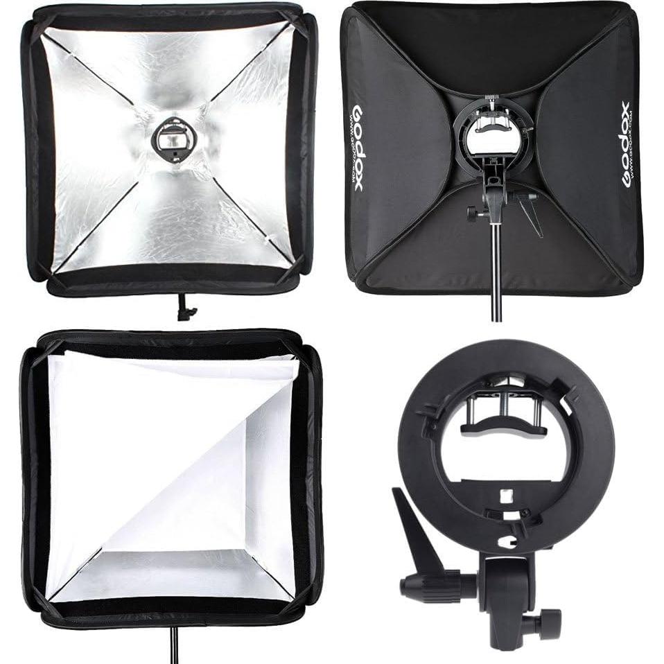 Godox Softbox Plegable 32x32" Montaje Bowens para Flash