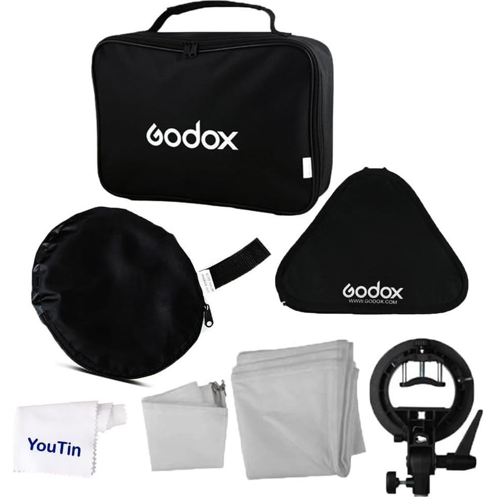 Godox Softbox Plegable 32x32" Montaje Bowens para Flash