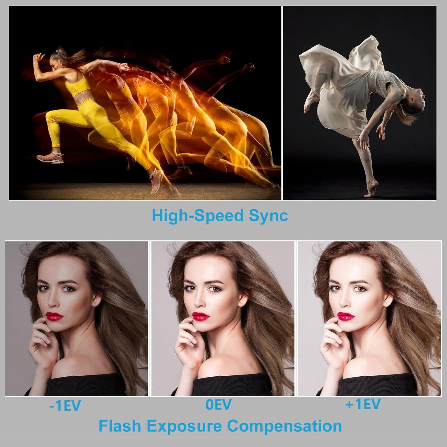 Flash Godox V860II-C Speedlite para Canon TTL GN60 1.5s