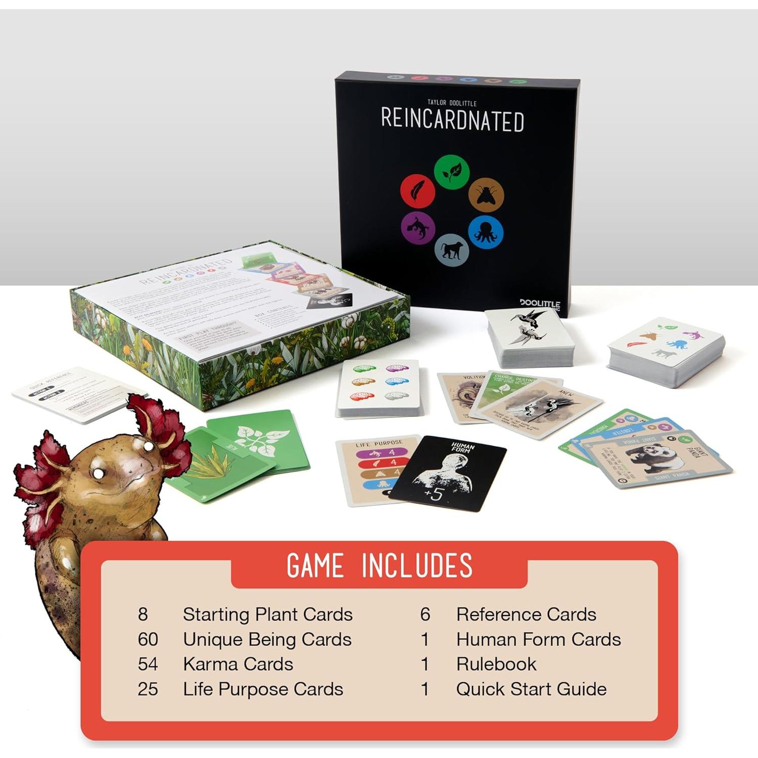Juego de Cartas Reencarnado Doolittle Gaming 2-6 Jugadores