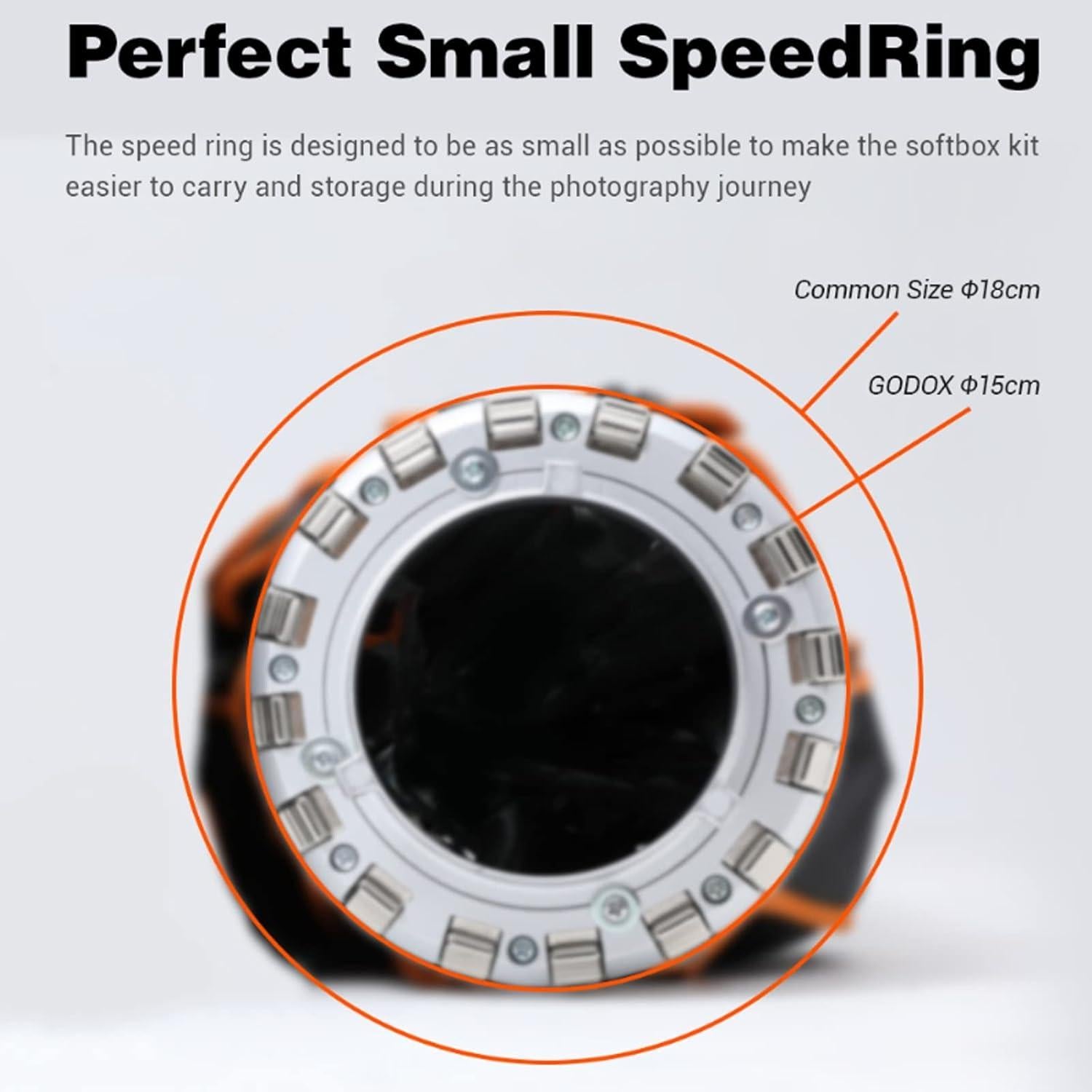 Softbox Parabólico Godox QR-P90 90cm Montaje Bowens