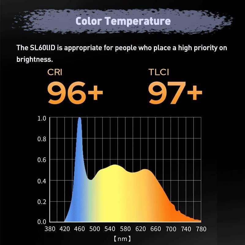 Luz LED de Video Godox SL60IID 60W, 8 Efectos FX, 5600K