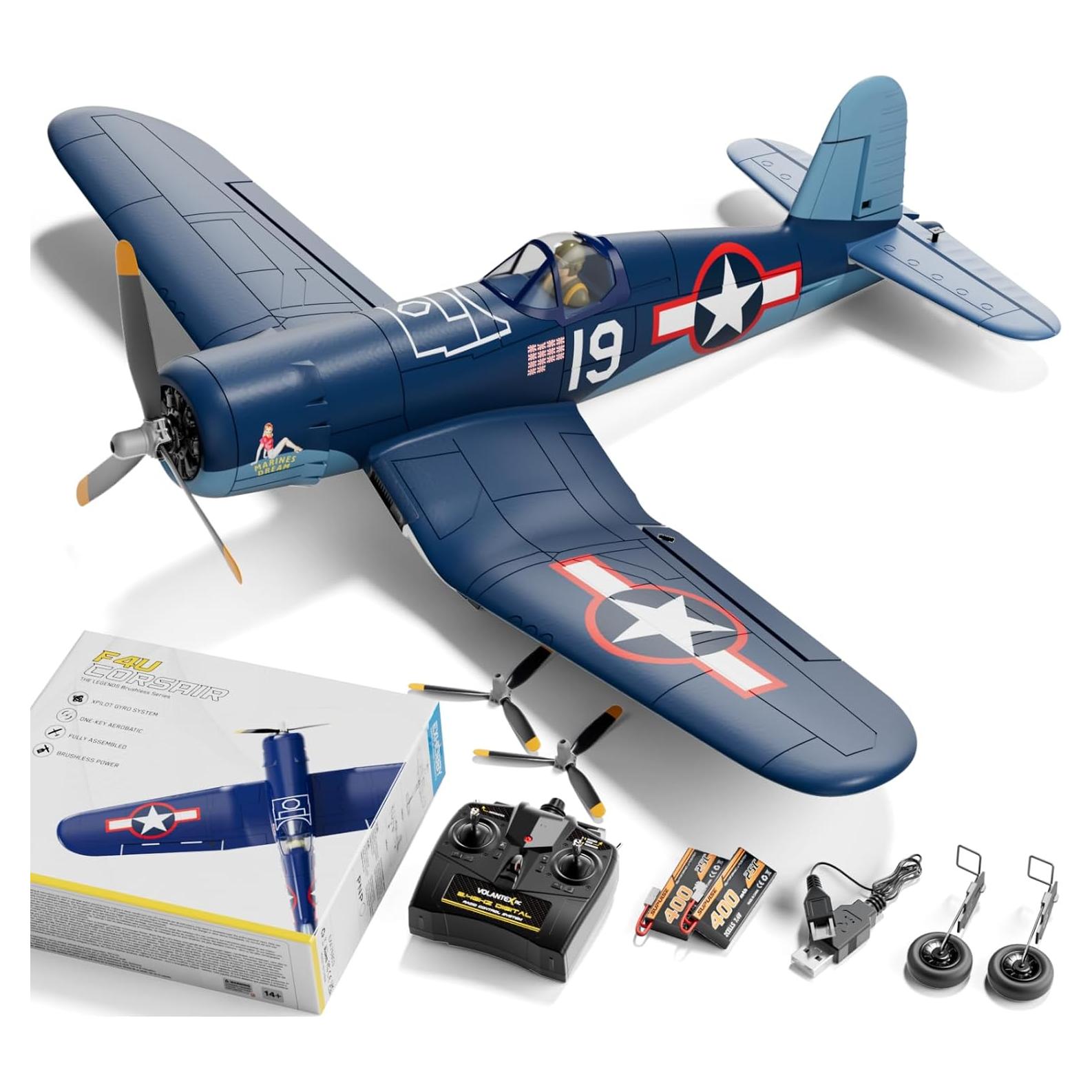 Avión RC LEAMBE F4U Corsair 500mm Sin Escobillas RTF