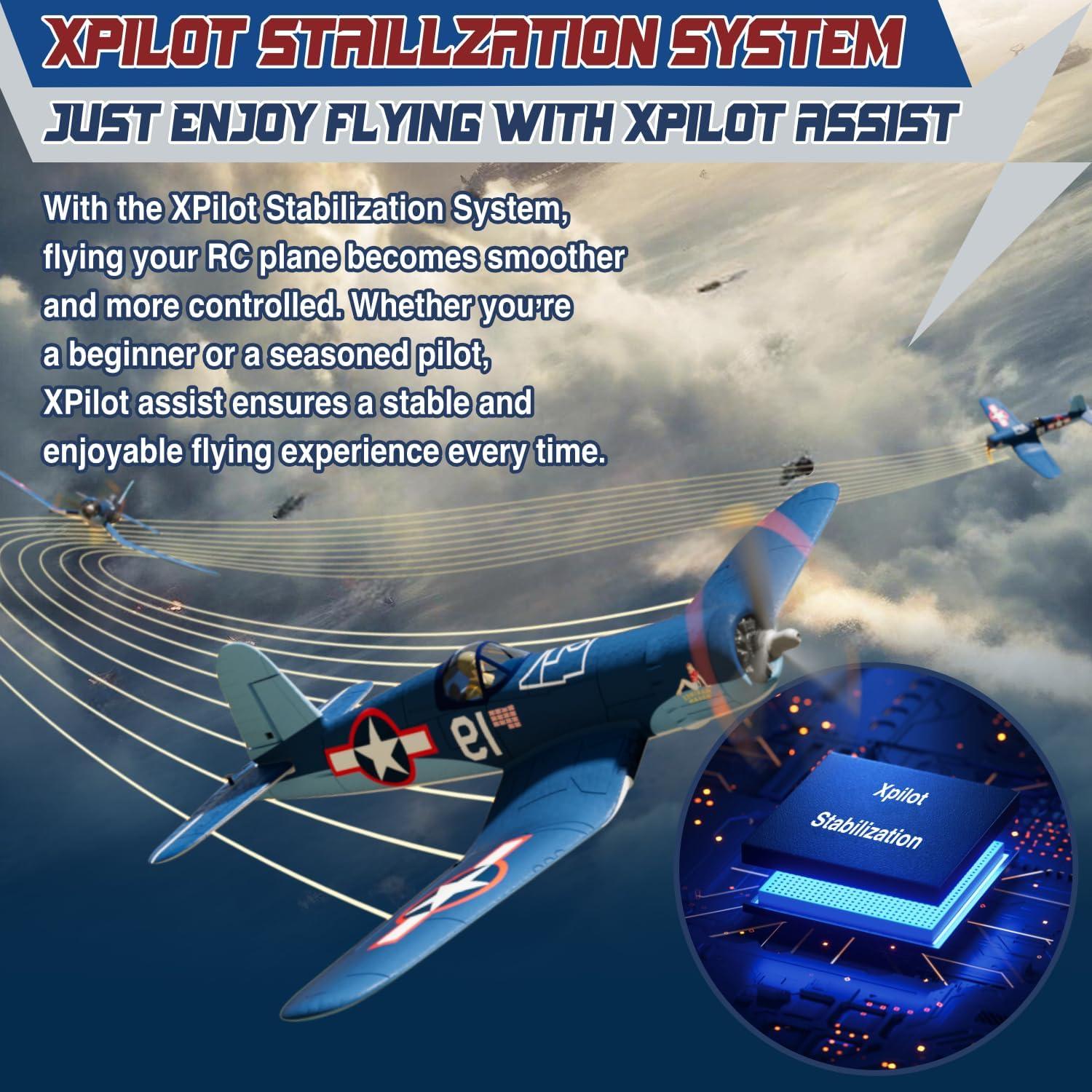 Avión RC LEAMBE F4U Corsair 500mm Sin Escobillas RTF