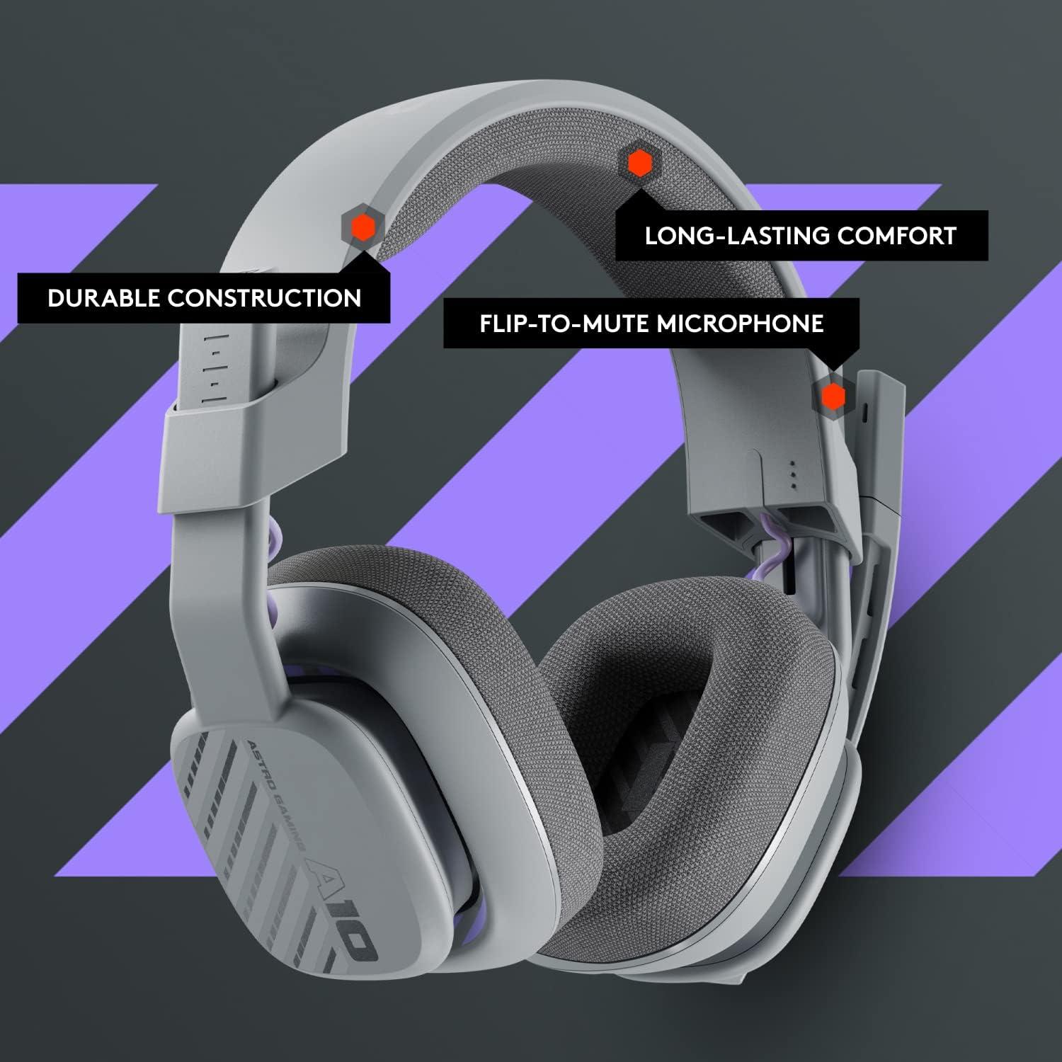 Auriculares de Juego Astro A10 Gen 2 con Micrófono - Gris