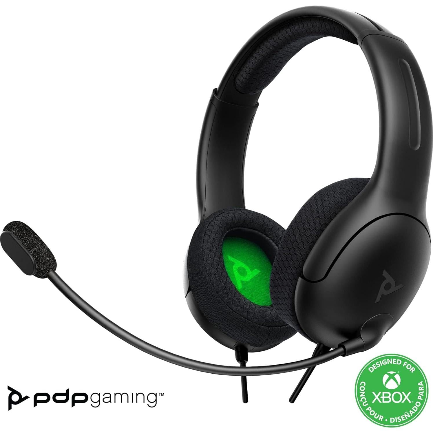 Auriculares PDP Gaming AIRLITE con micrófono para Xbox - Negro