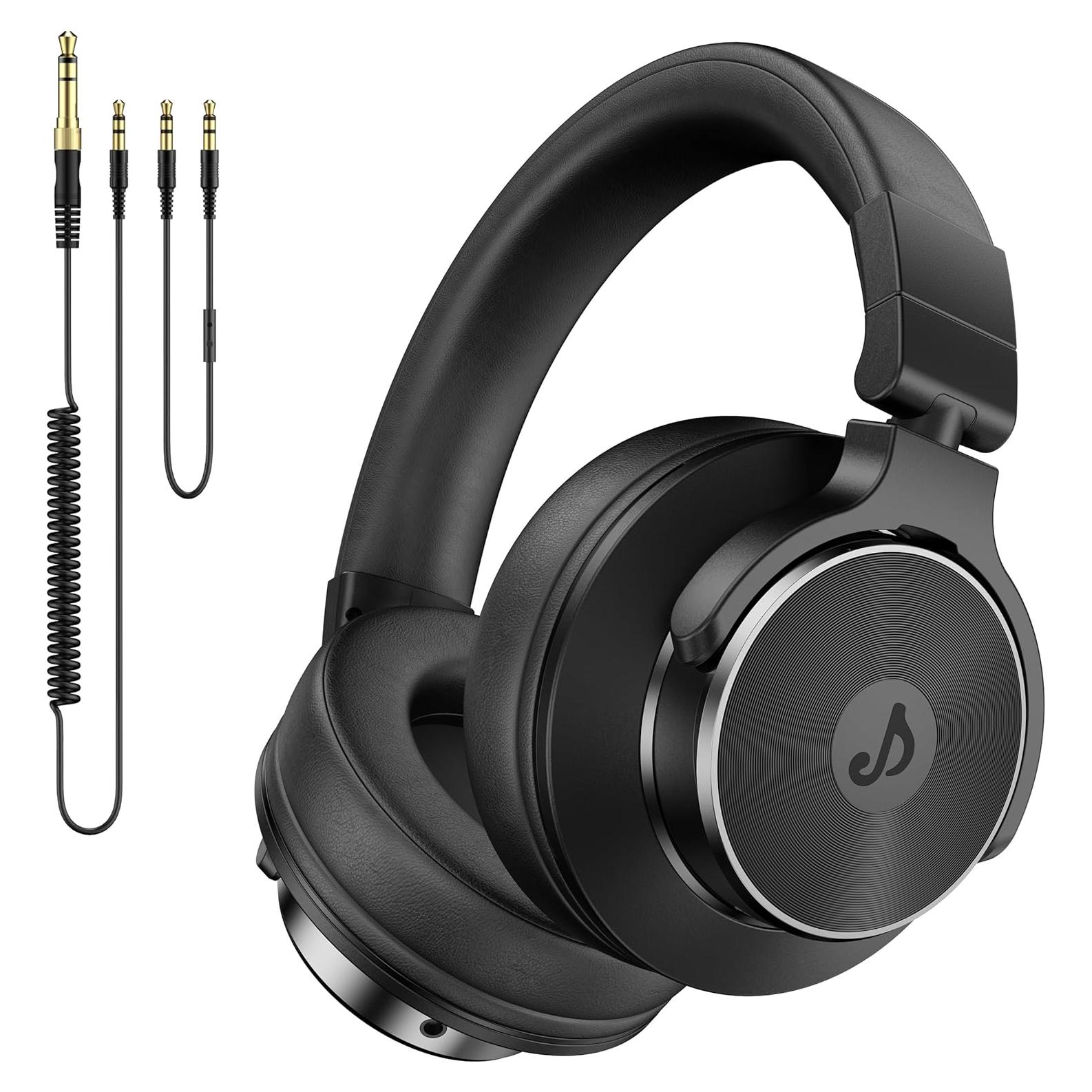 Auriculares de Estudio Rumoon CM7005 con Cable 50mm Negro