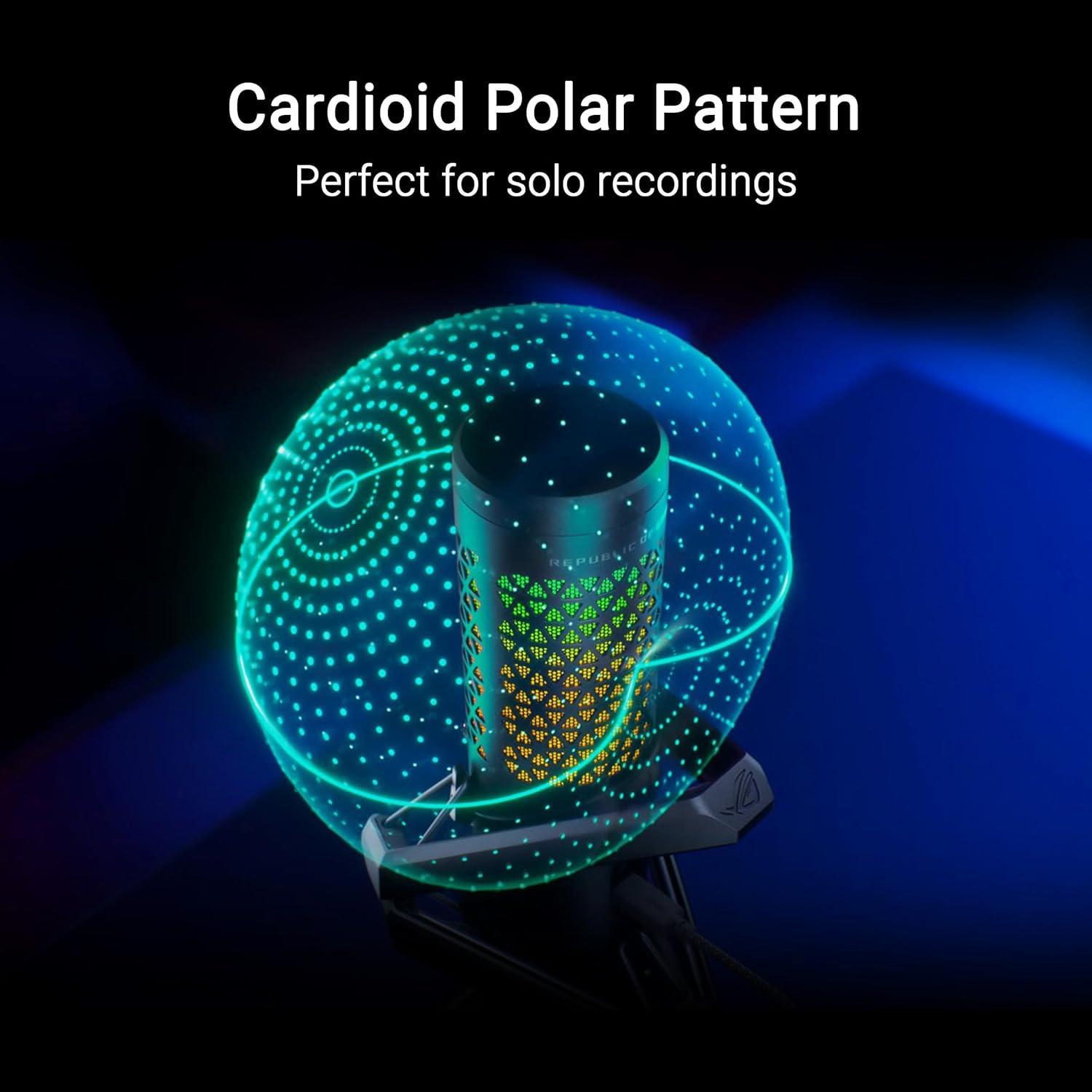 Micrófono de Juego Condensador ASUS ROG Carnyx Negro 192 kHz