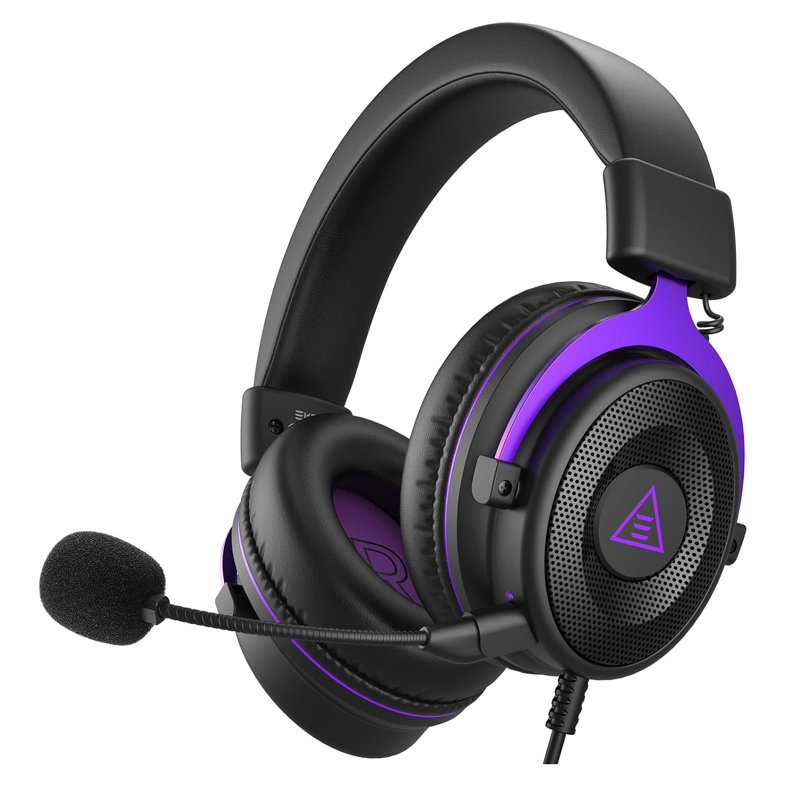 Auriculares EKSA E900 con micrófono desmontable y sonido 3D