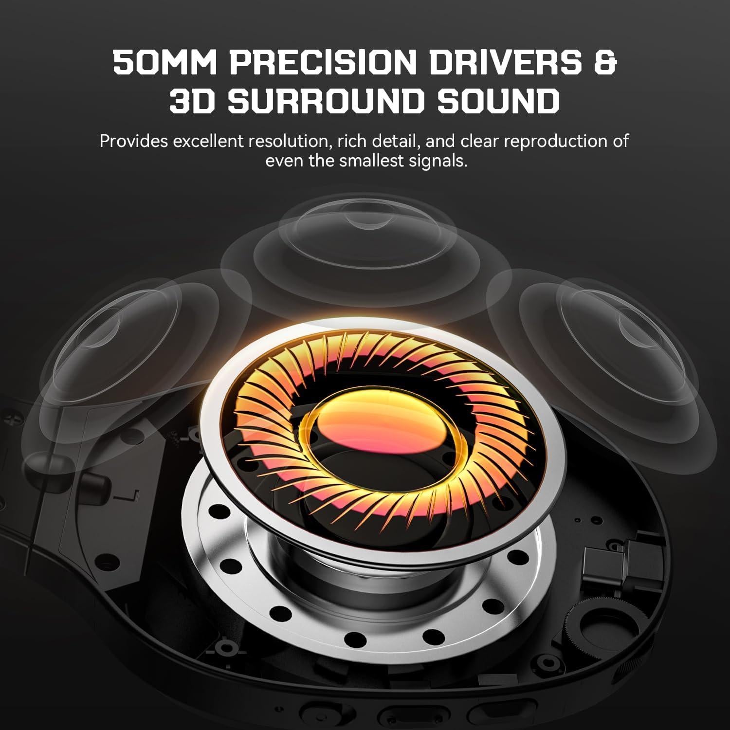 Auriculares Gaming Inalámbricos EKSA E5BT 52h Bluetooth 5.0