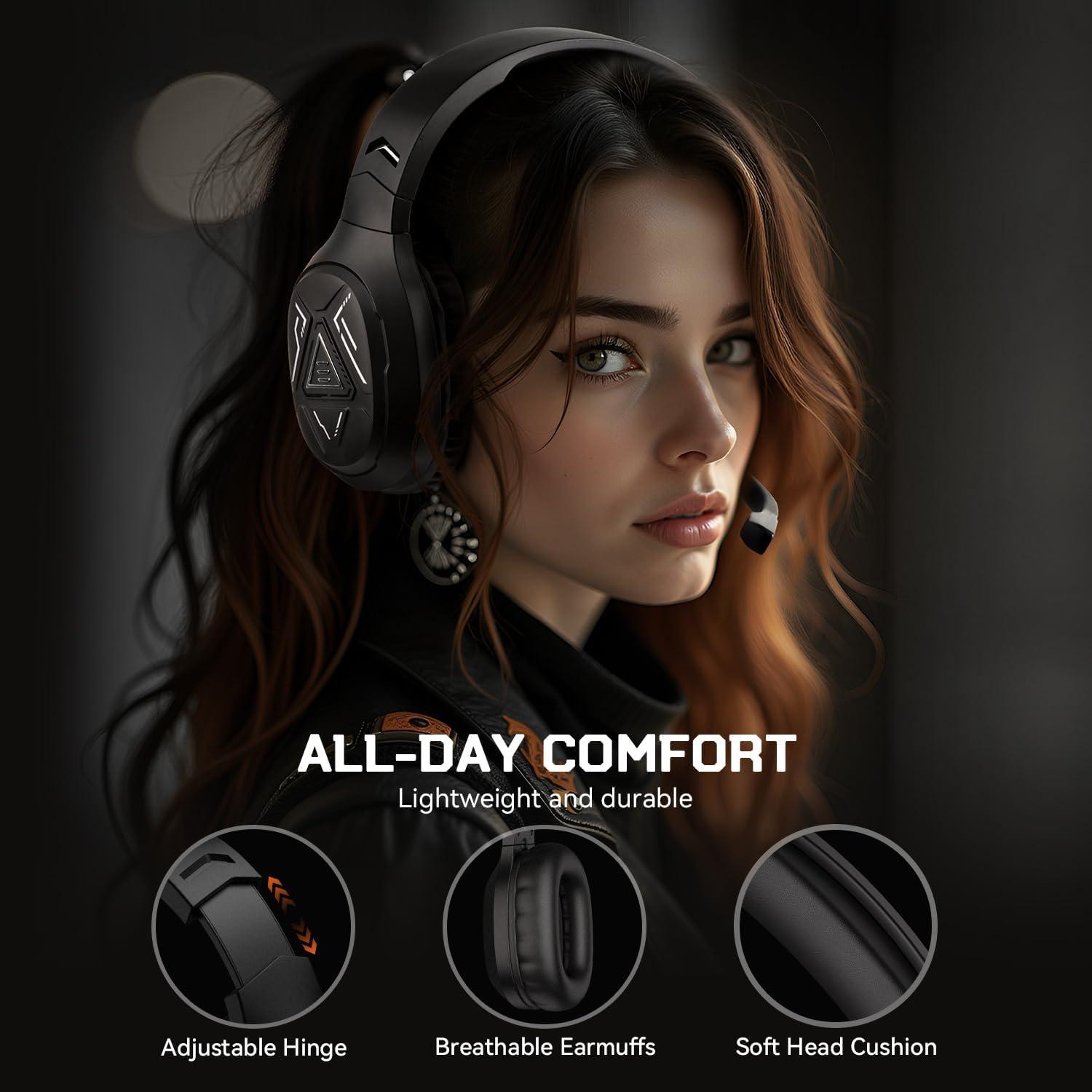 Auriculares Gaming Inalámbricos EKSA E5BT 52h Bluetooth 5.0