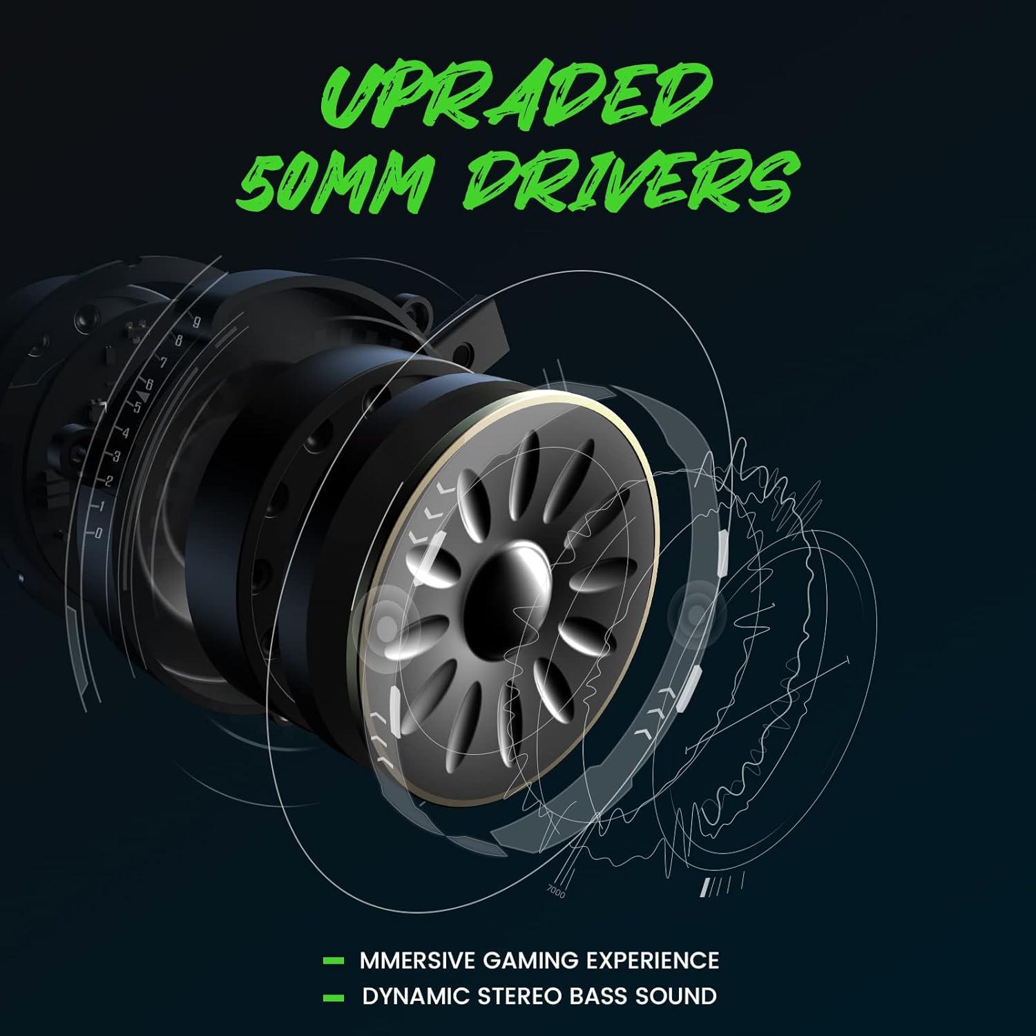 Auriculares Gaming EKSA Fenrir S - Micrófono Cancelación Ruido