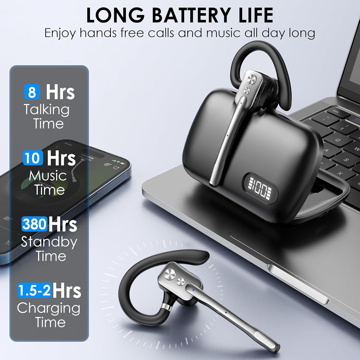 Auricular Bluetooth ICOMTOFIT M-ONE con Cancelación de Ruido