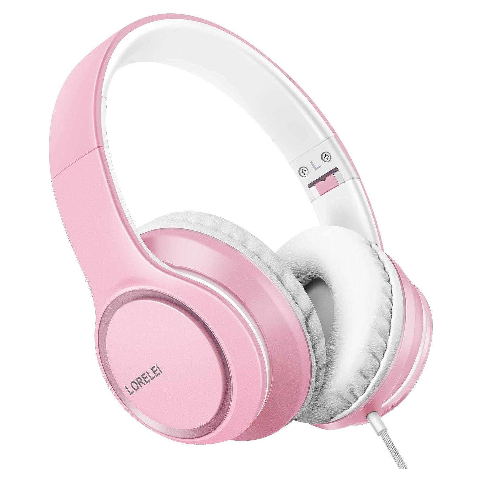 Auriculares LORELEI X8 Over-Ear con micrófono 1.5m Rosa