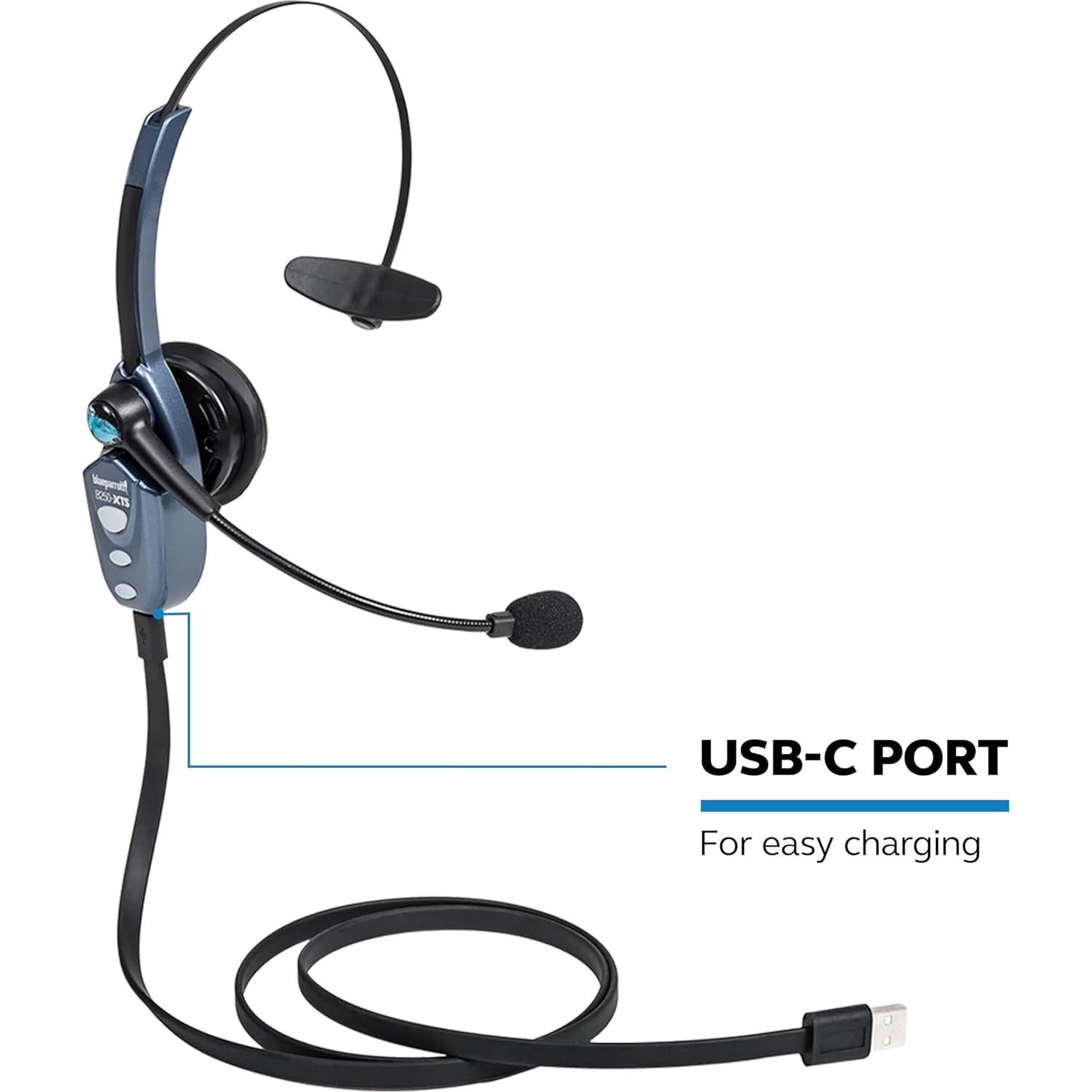 Auriculares Inalámbricos BlueParrott B250-XTS con Cancelación de Ruido 91%