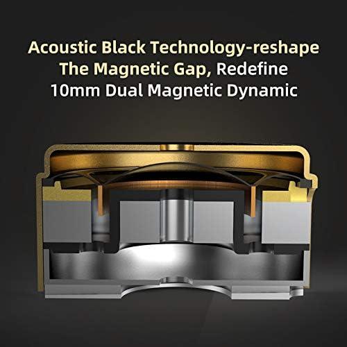 Auriculares In-Ear KZ ZSN PRO X 1BA+1DD HiFi Cableado Negro