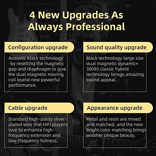 Auriculares In-Ear KZ ZSN PRO X 1BA+1DD HiFi Cableado Negro