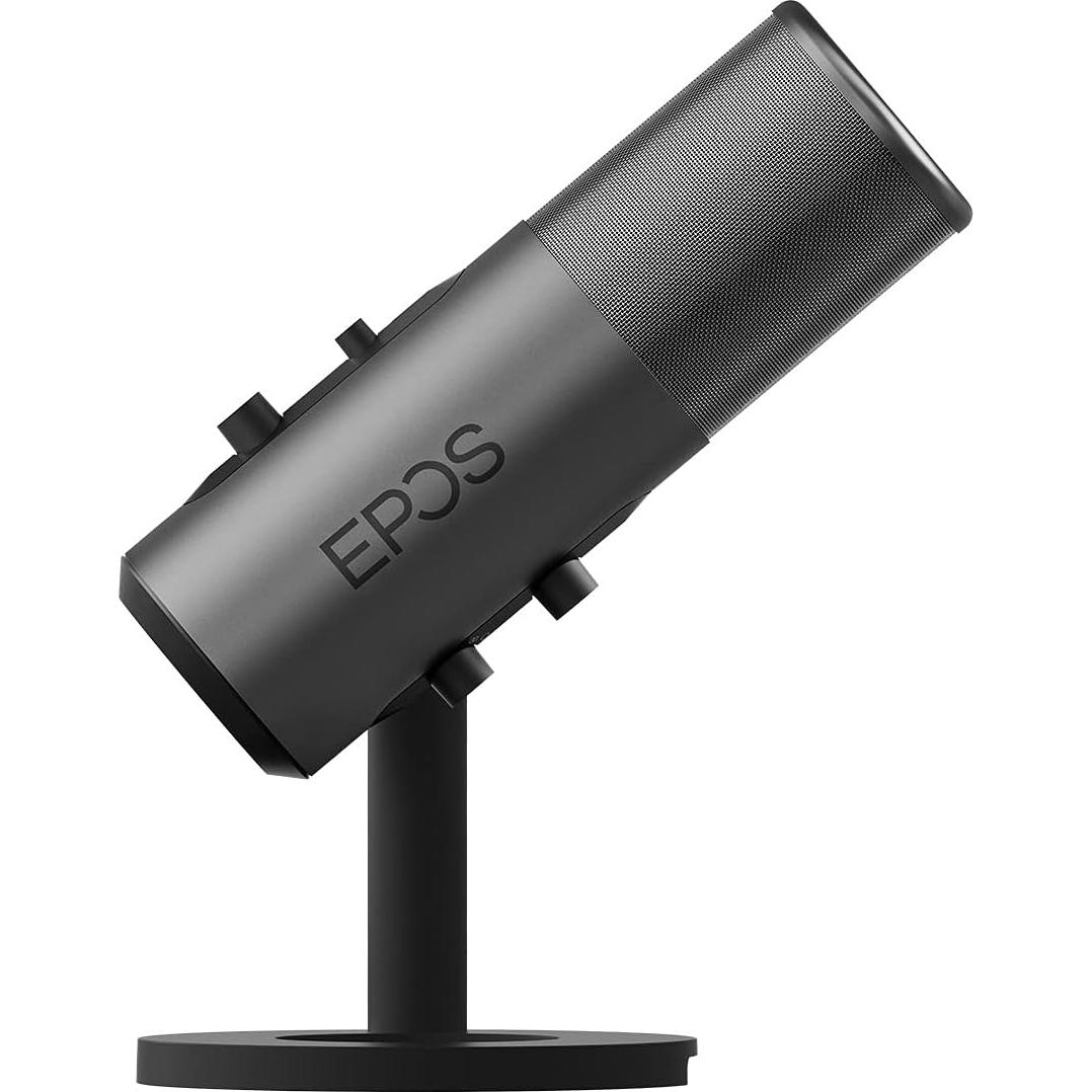 Micrófono USB EPOS B20 para Streaming - 2.9m, 4 Patrones, Gris