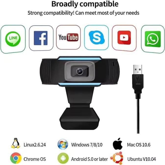 Auricular TruVoice VoicePro 10 y Webcam 1080P Full HD