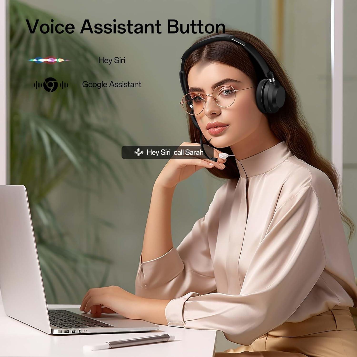 Auriculares Inalámbricos Rownfusny R02 con Micrófono y Bluetooth 5.3