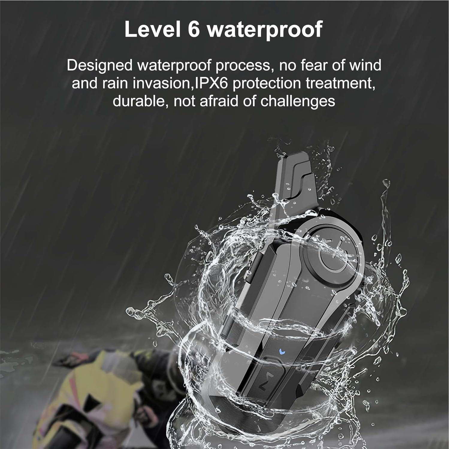 Auriculares Bluetooth Inalámbricos para Motocicleta X1 Pro IPX6