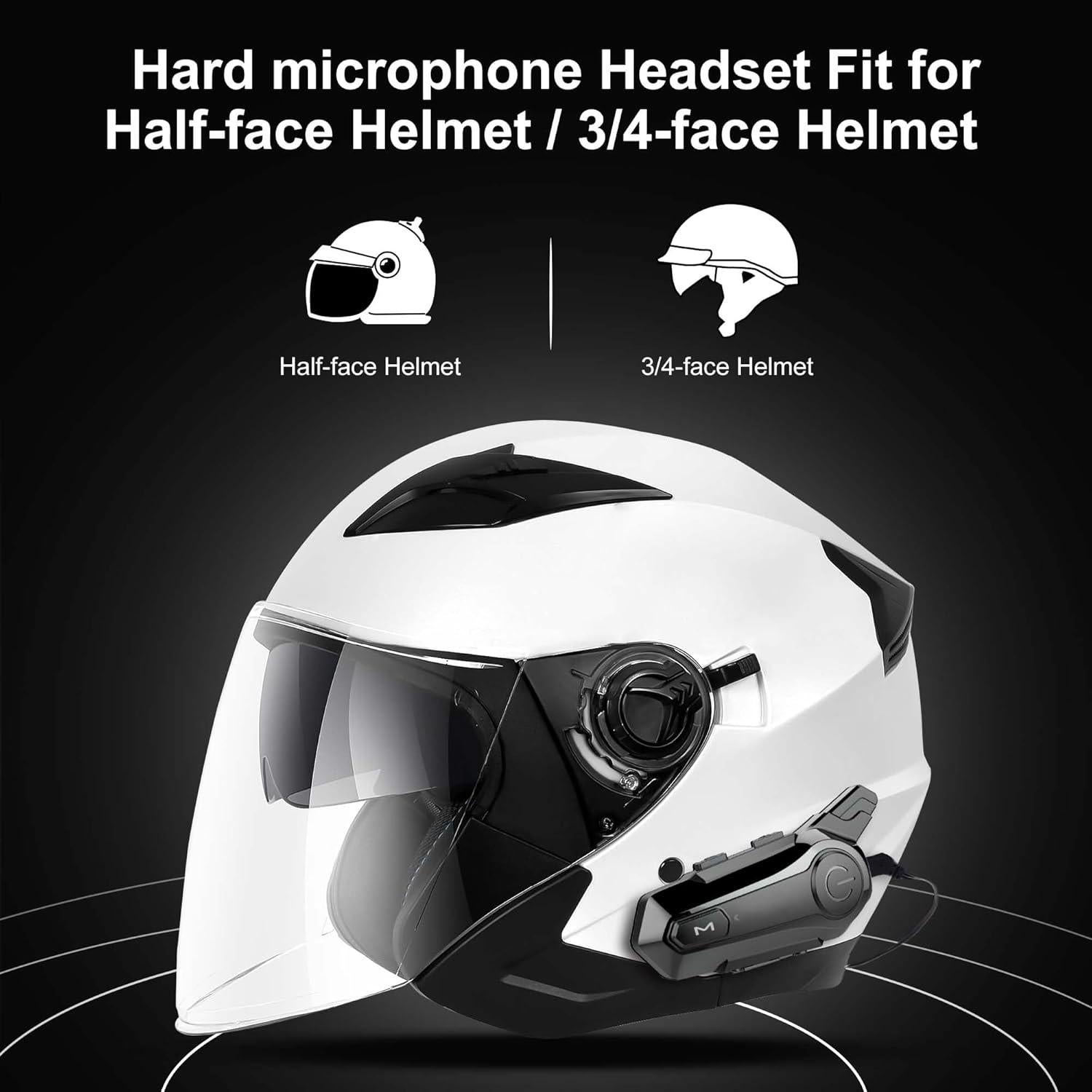 Auriculares Bluetooth Inalámbricos para Motocicleta X1 Pro IPX6