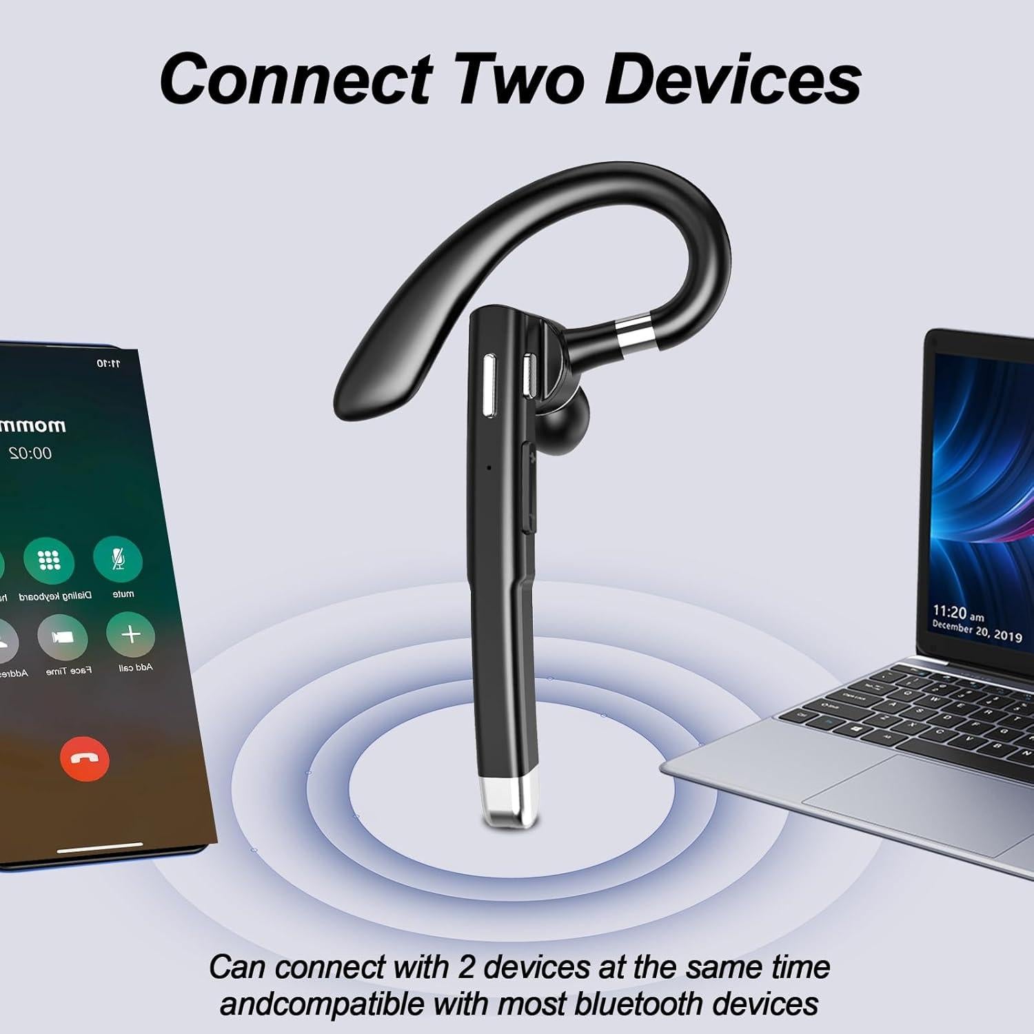 Auricular Bluetooth KBPRZ YYK-520 Inalámbrico 80h Conversación