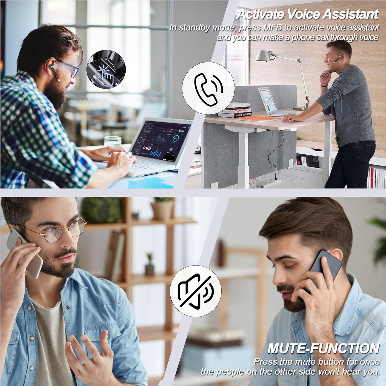 Auricular Bluetooth KBPRZ YYK-520 Inalámbrico 80h Conversación
