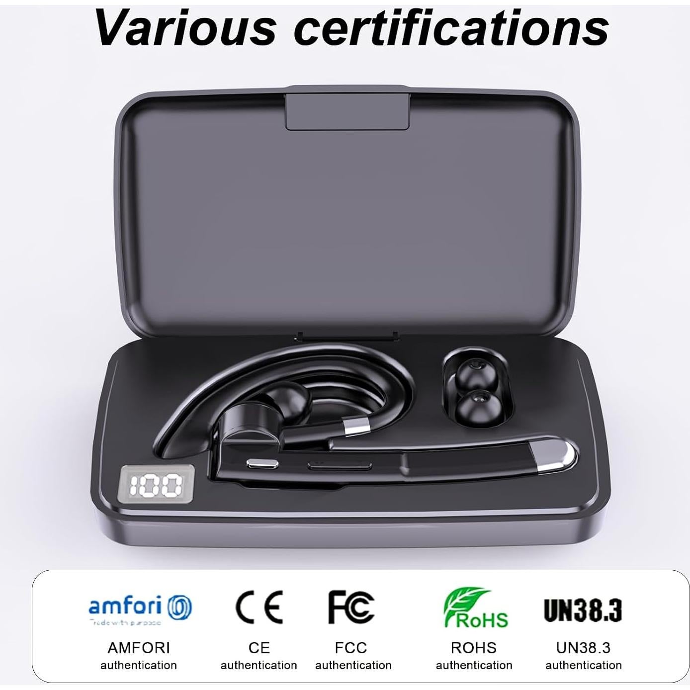 Auricular Bluetooth KBPRZ YYK-520 Inalámbrico 80h Conversación