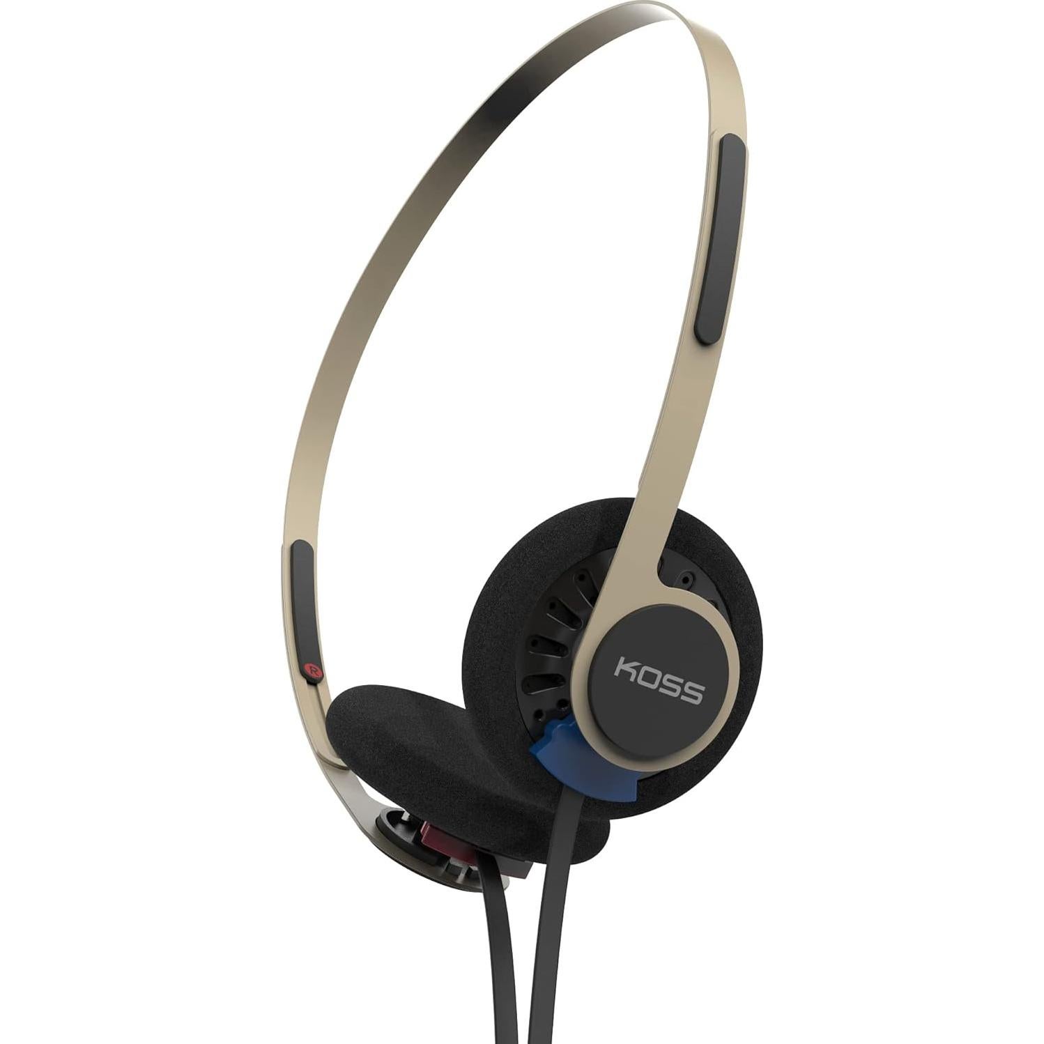 Auriculares On-Ear Koss KPH40 Utilidad Beige Ritmo