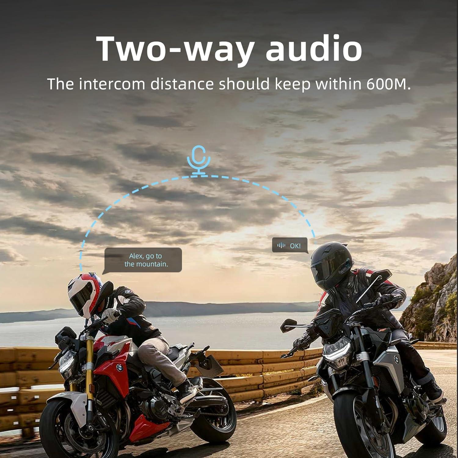 Auriculares Bluetooth Inalámbricos para Motocicleta X1 Pro IP67