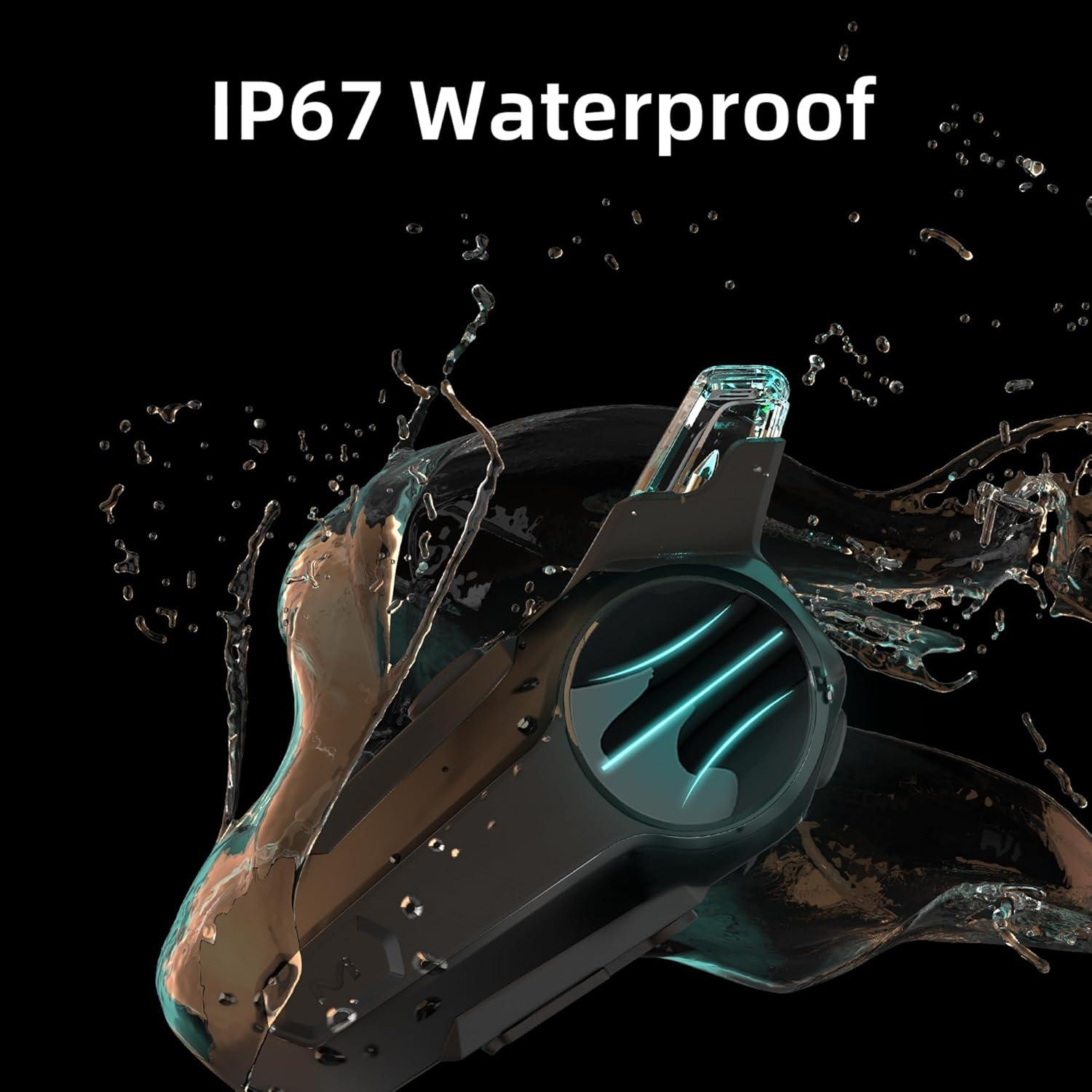 Auriculares Bluetooth Inalámbricos para Motocicleta X1 Pro IP67