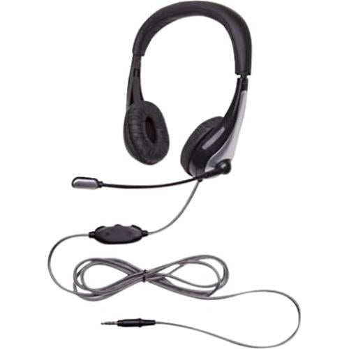 Auriculares con micrófono Califone 1025MT NeoTech Negro Plata