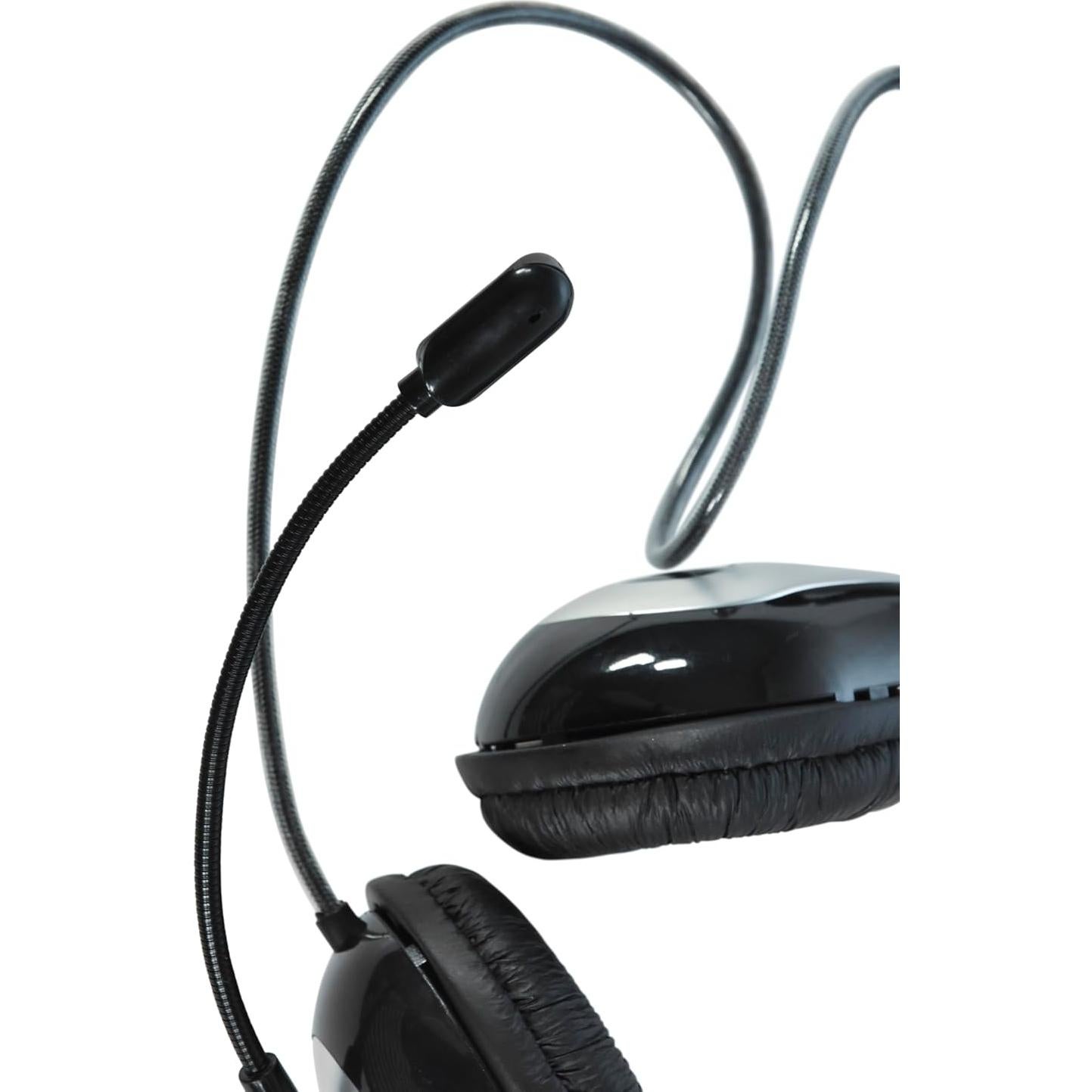 Auriculares con micrófono Califone 1025MT NeoTech Negro Plata