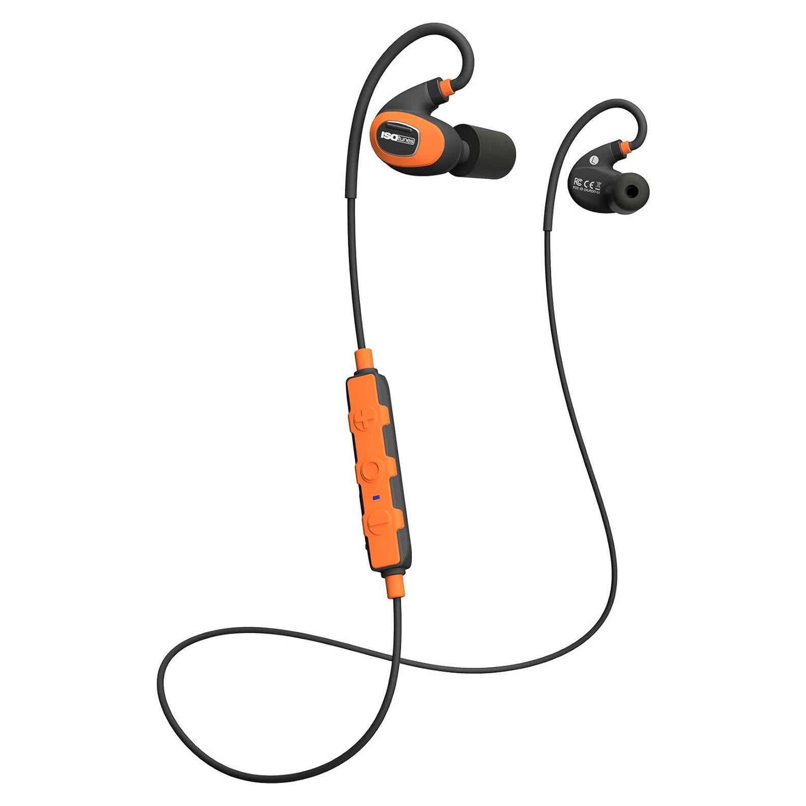 Auriculares Bluetooth ISOtunes PRO 2.0 Naranja 27 dB Reducción Ruido