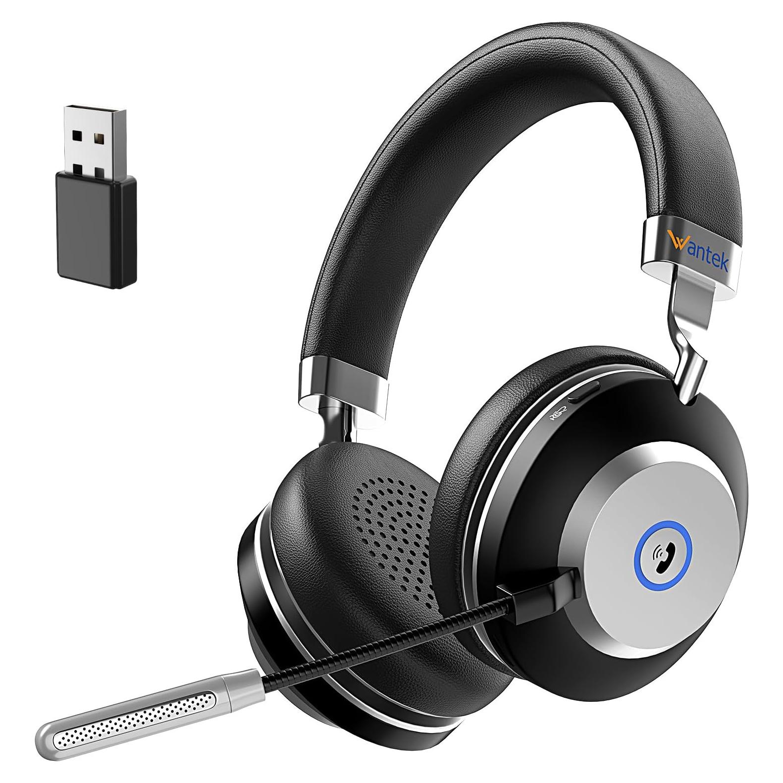 Auricular Inalámbrico Bluetooth Wantek Doble Oreja con Micrófono