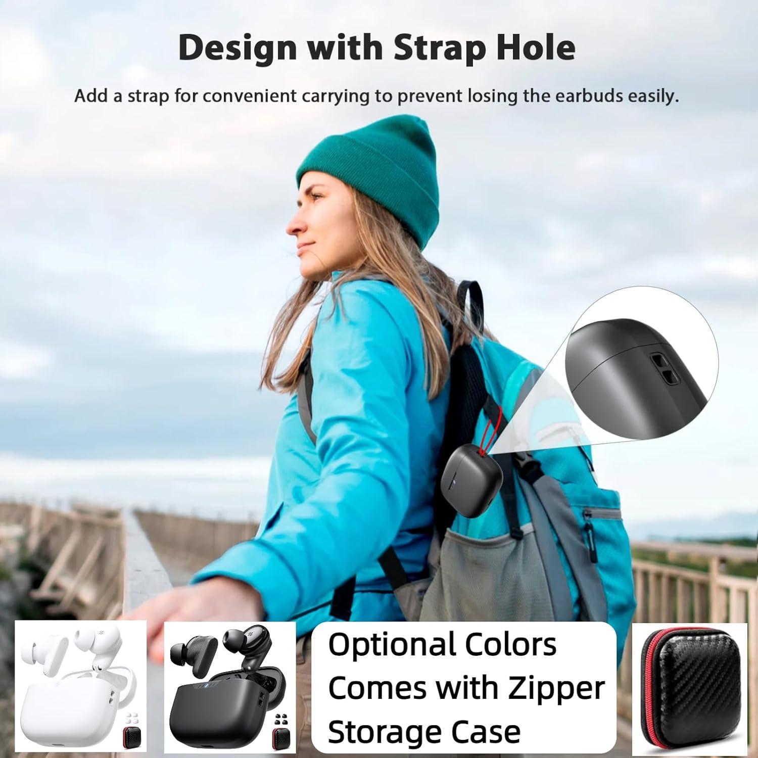 Auriculares Inalámbricos Bluetooth 5.4 HiFi TOPAUX - Cancelación Ruido