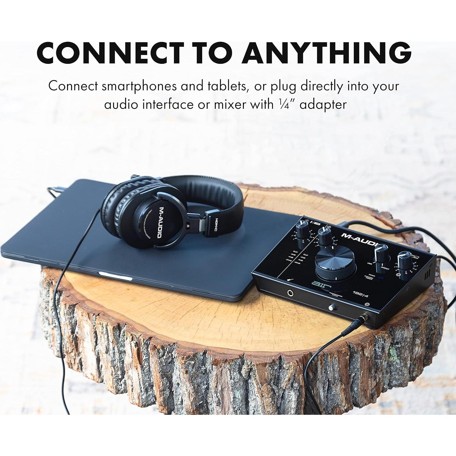 Auriculares de Estudio M-Audio HDH40 con Cable de 2.7m - Negro