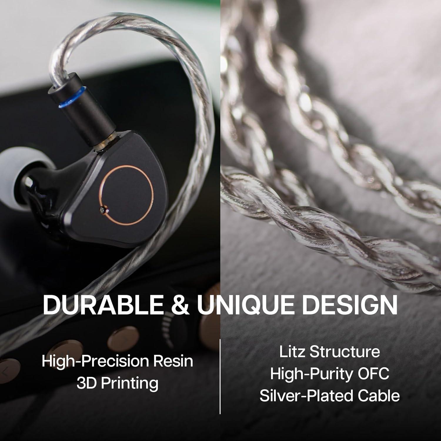 Auriculares In-Ear Linsoul SIMGOT SuperMix 4 HiFi 1DD+1BA+1Planar