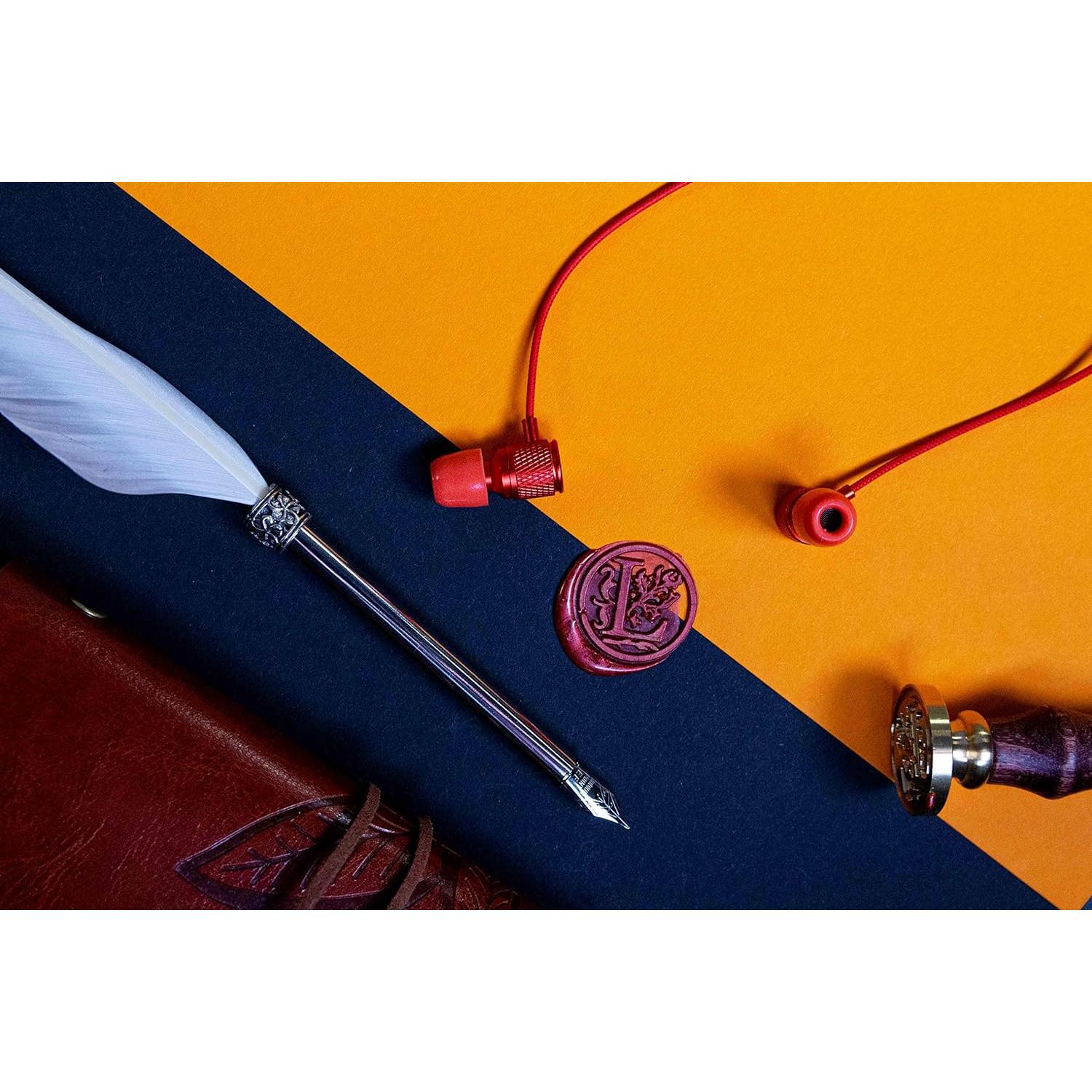 Auriculares con Cable LUDOS ULTRA Rojo - Aislamiento de Ruido, Micrófono