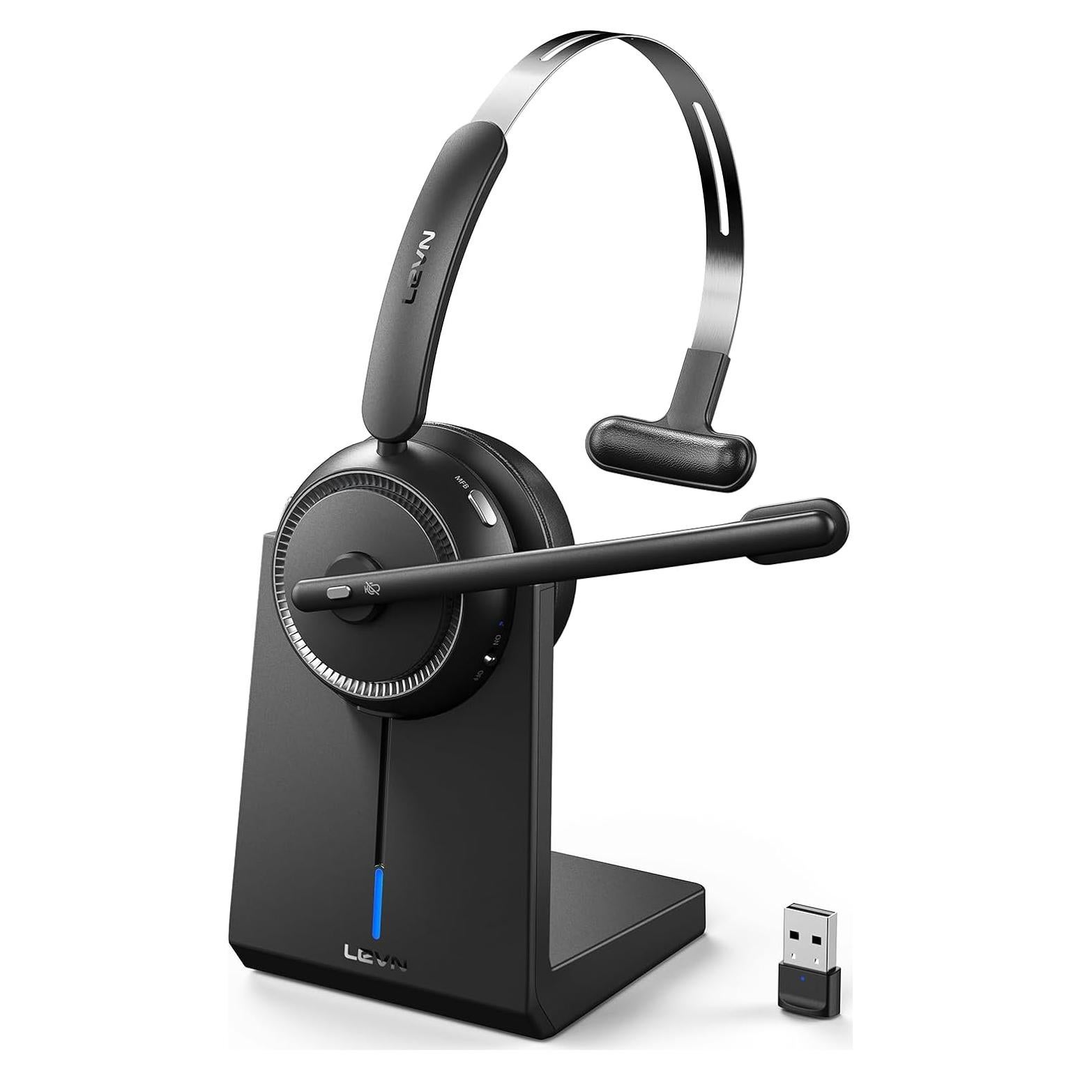 Auricular Inalámbrico LEVN CT001 Bluetooth 5.2 con Cancelación de Ruido