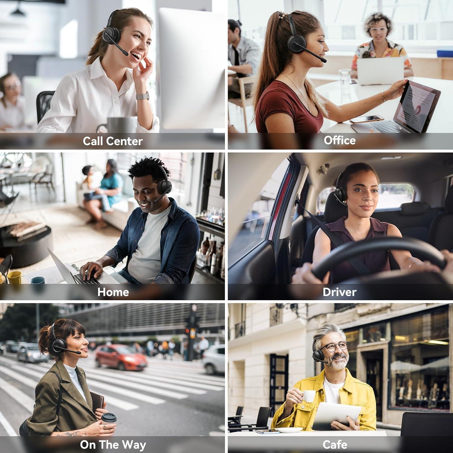 Auricular Inalámbrico LEVN CT001 Bluetooth 5.2 con Cancelación de Ruido