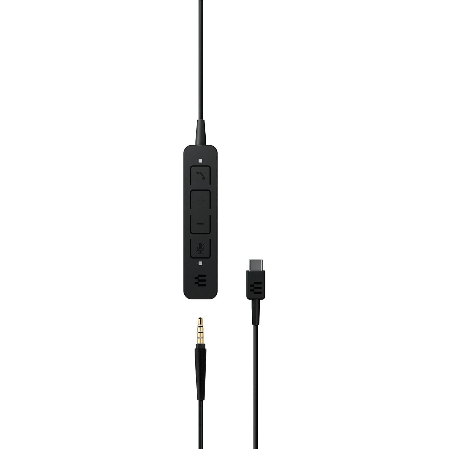 Auricular EPOS ADAPT 165 USB-C II con cable 3.5mm - Sonido estéreo