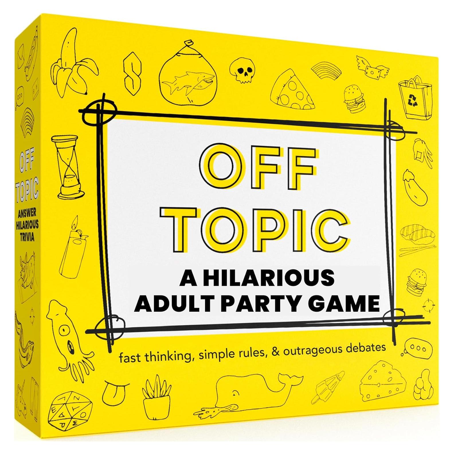 Juego de Mesa Off Topic para Adultos - 2-8 Jugadores