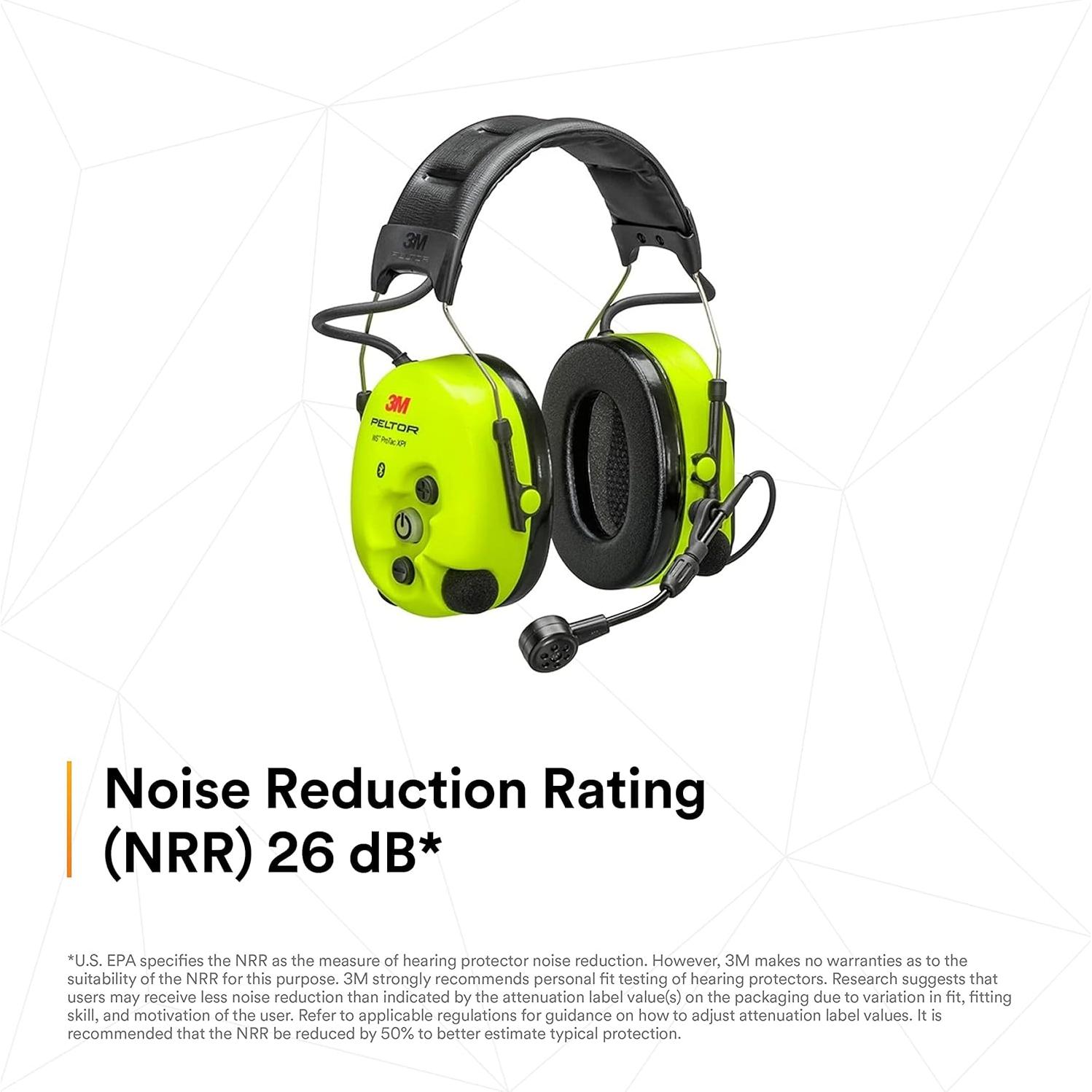 Auriculares 3M PELTOR WS ProTac XPI Diadema Grande Amarillo