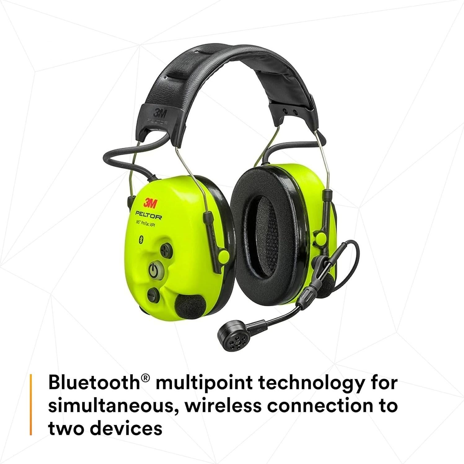 Auriculares 3M PELTOR WS ProTac XPI Diadema Grande Amarillo