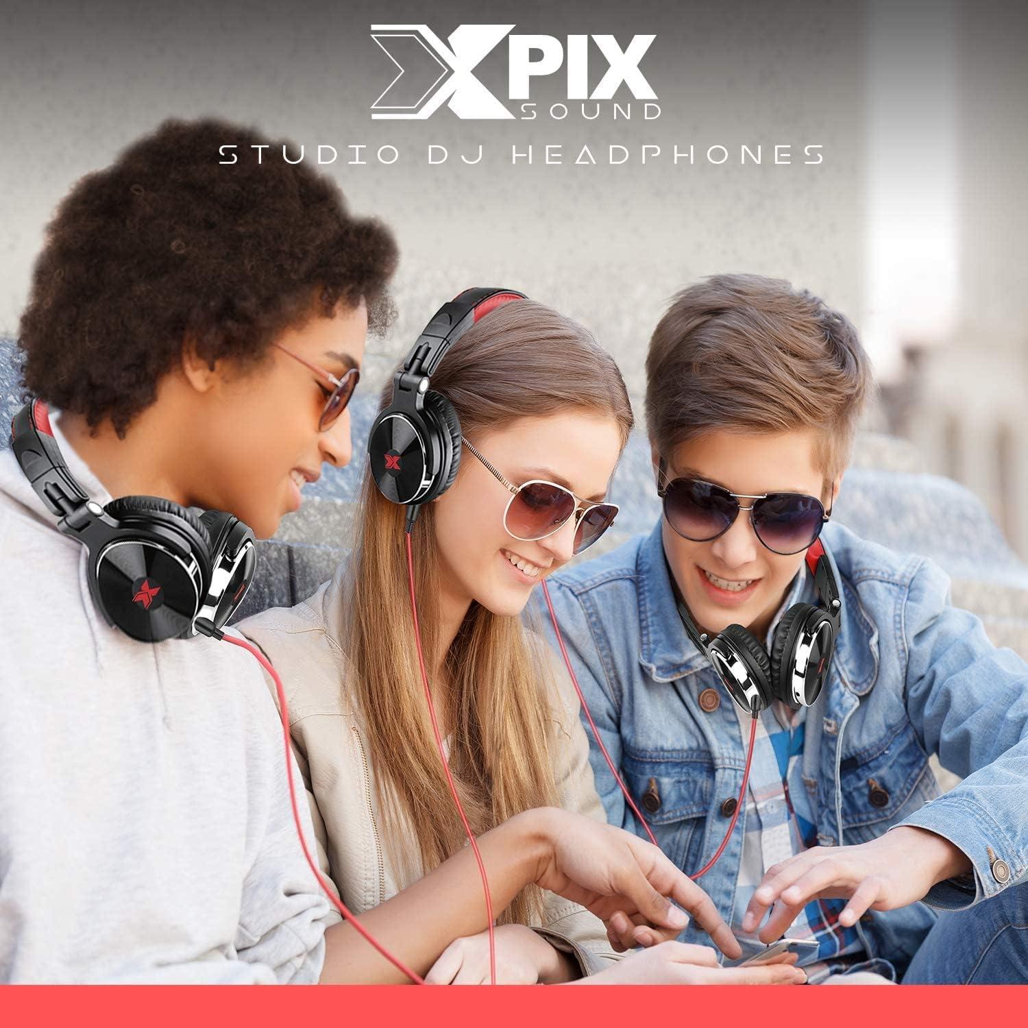 Auriculares DJ XPIX PX-PRODJ Cerrados Estéreo 20Hz-20kHz