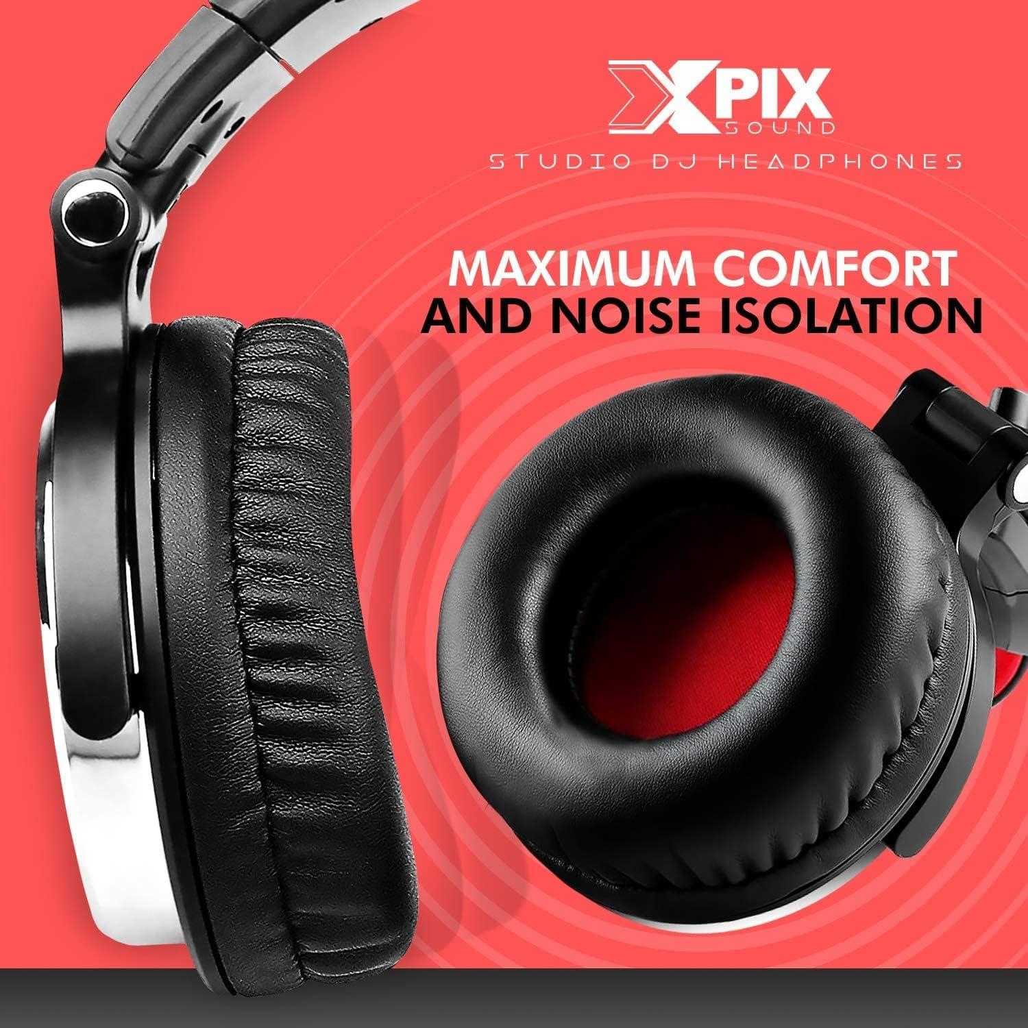 Auriculares DJ XPIX PX-PRODJ Cerrados Estéreo 20Hz-20kHz