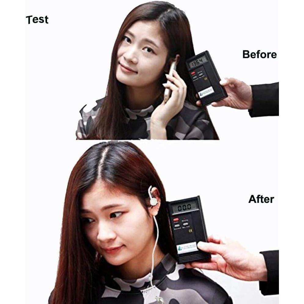 KINDEN Air Tube Earbuds Headphone Binaural Earphones with Microphone Noise Cancelling for Phone,Pad,Pod,HTC,Sony,Mp3 Players