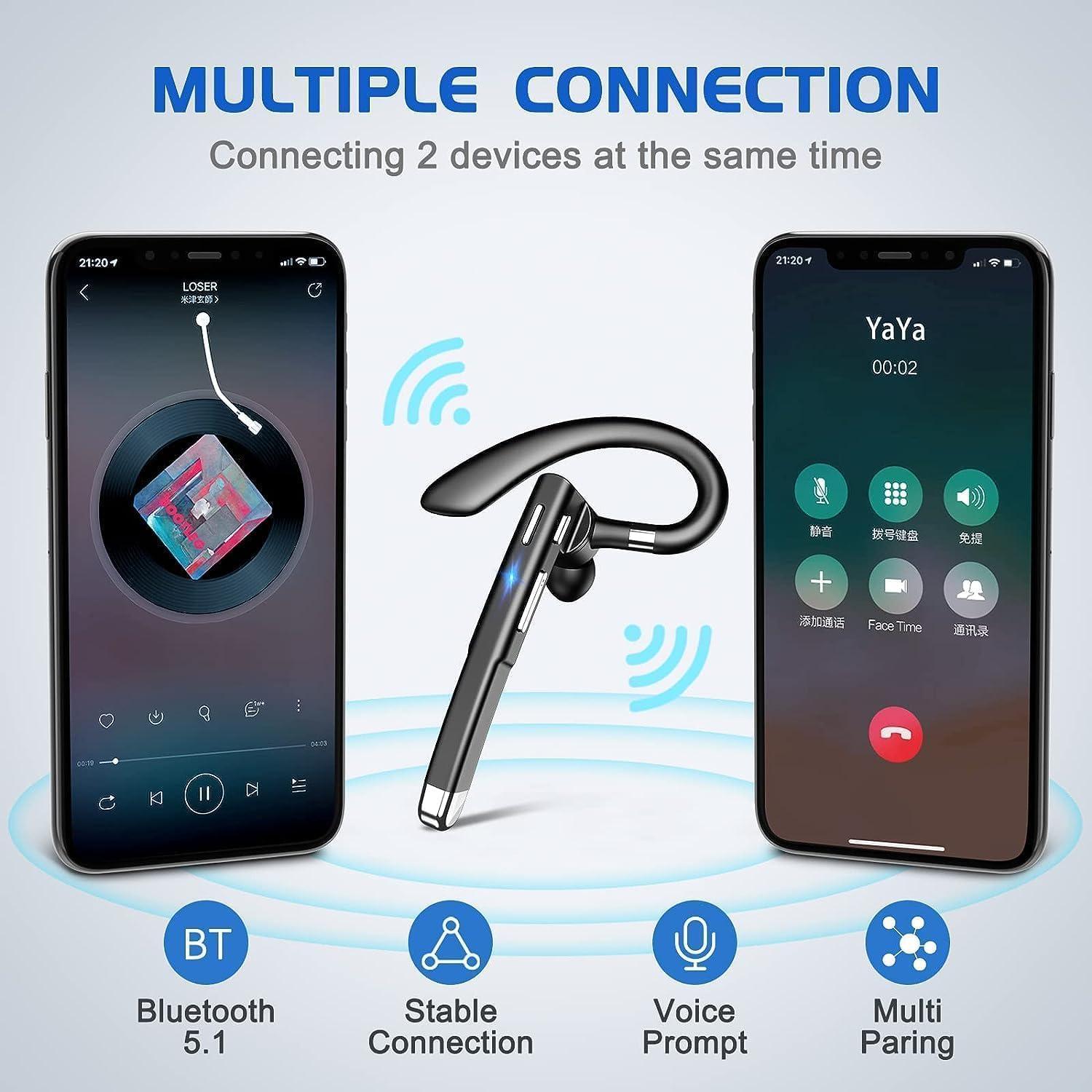 Auricular Bluetooth KESIEME F8 Inalámbrico con Cancelación de Ruido